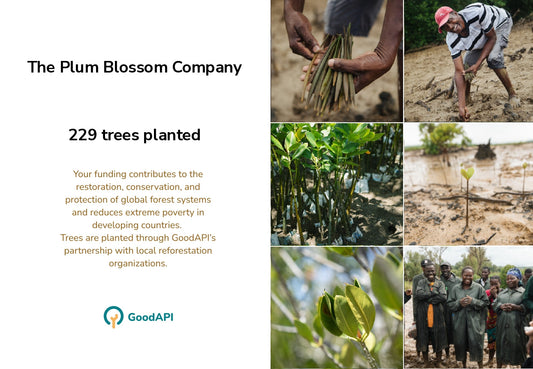 229 trees planted! Thanks for helping spread the good.
