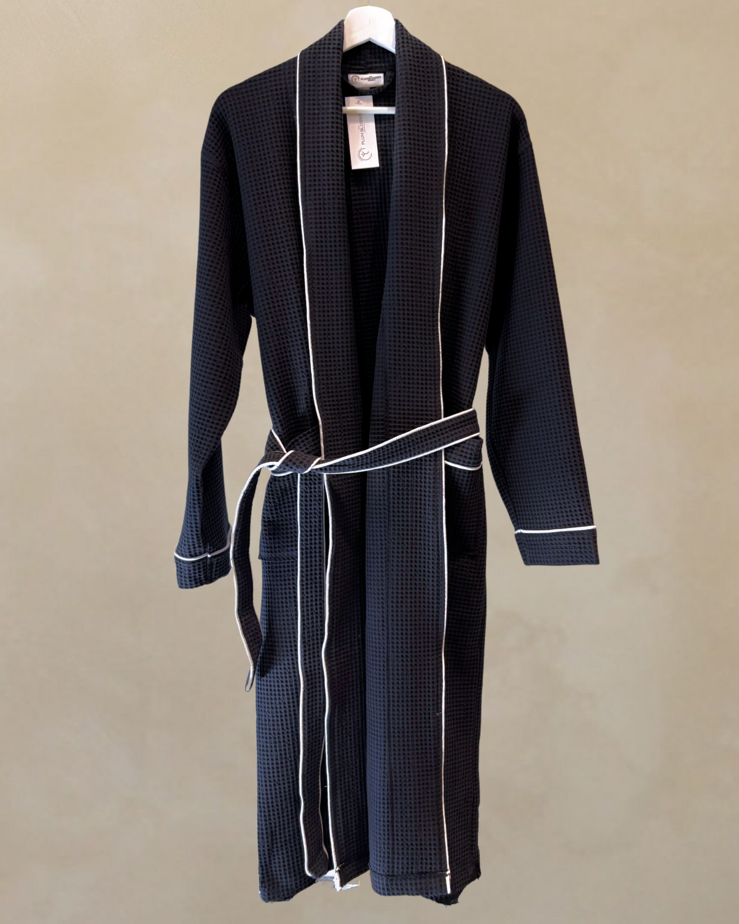 The Plum Blossom Company Organic Cotton Waffle Resort Robe