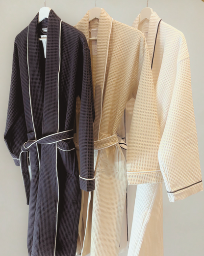 The Plum Blossom Company Organic Cotton Waffle Resort Robe