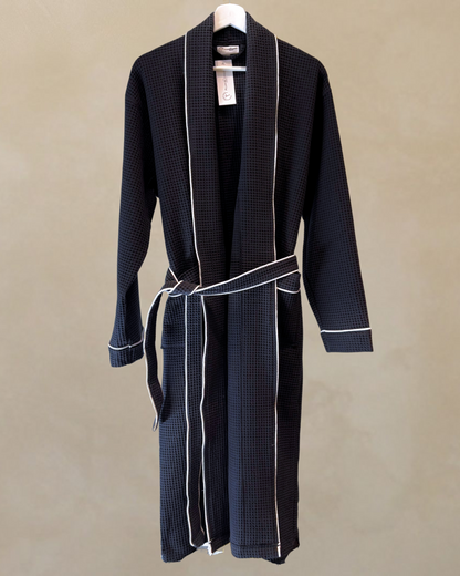 The Plum Blossom Company Organic Cotton Waffle Resort Robe