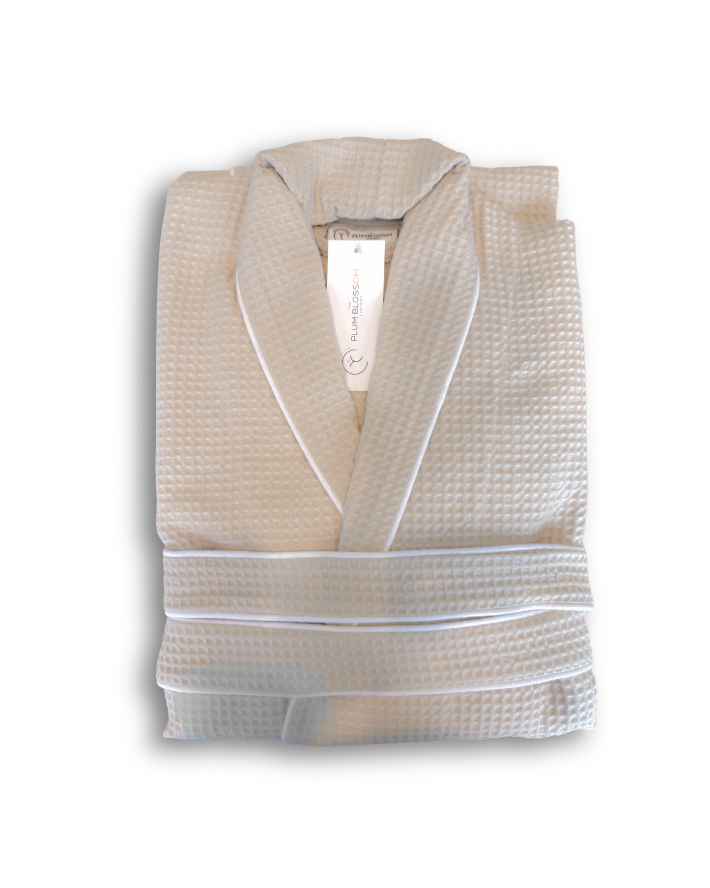 The Plum Blossom Company Organic Cotton Waffle Resort Robe