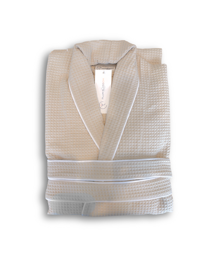 The Plum Blossom Company Organic Cotton Waffle Resort Robe