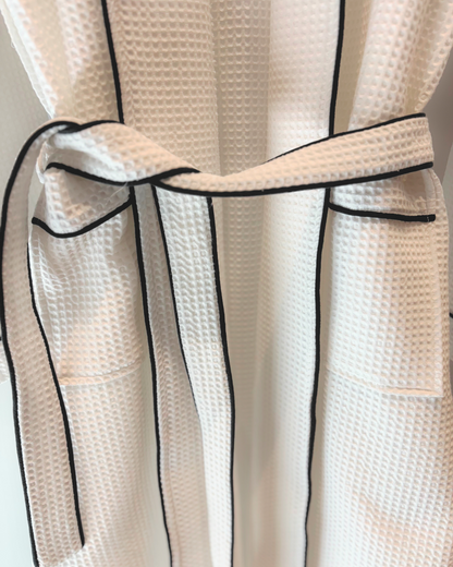The Plum Blossom Company Organic Cotton Waffle Resort Robe