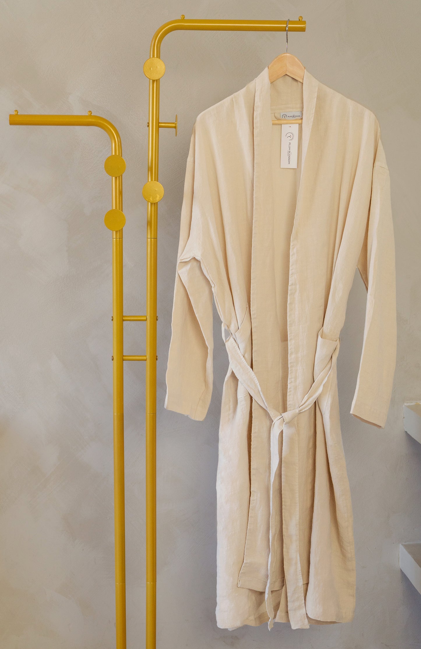 The Plum Blossom Company Luxury Linen Lounging Robe