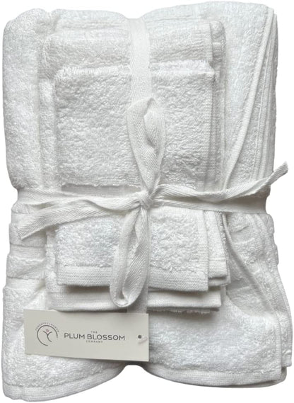 The Plum Blossom Company Organic Terry Towel Set, GOTS Certified